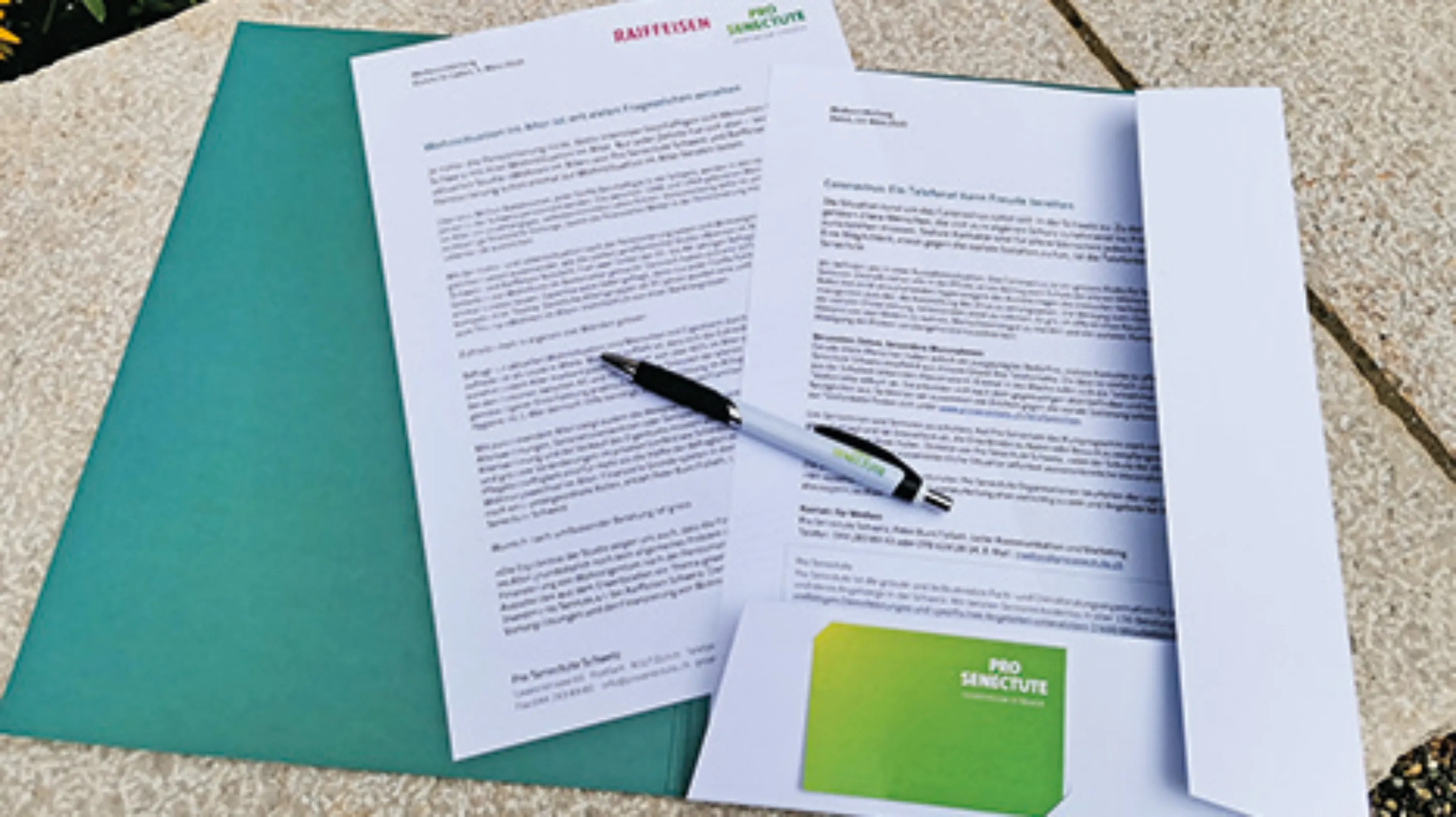 Il comunicato stampa di Pro Senectute